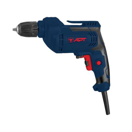สว่าน Drills APT Electric Drill 10mm Reversible Keyless Chuck 450W code DW01315L
