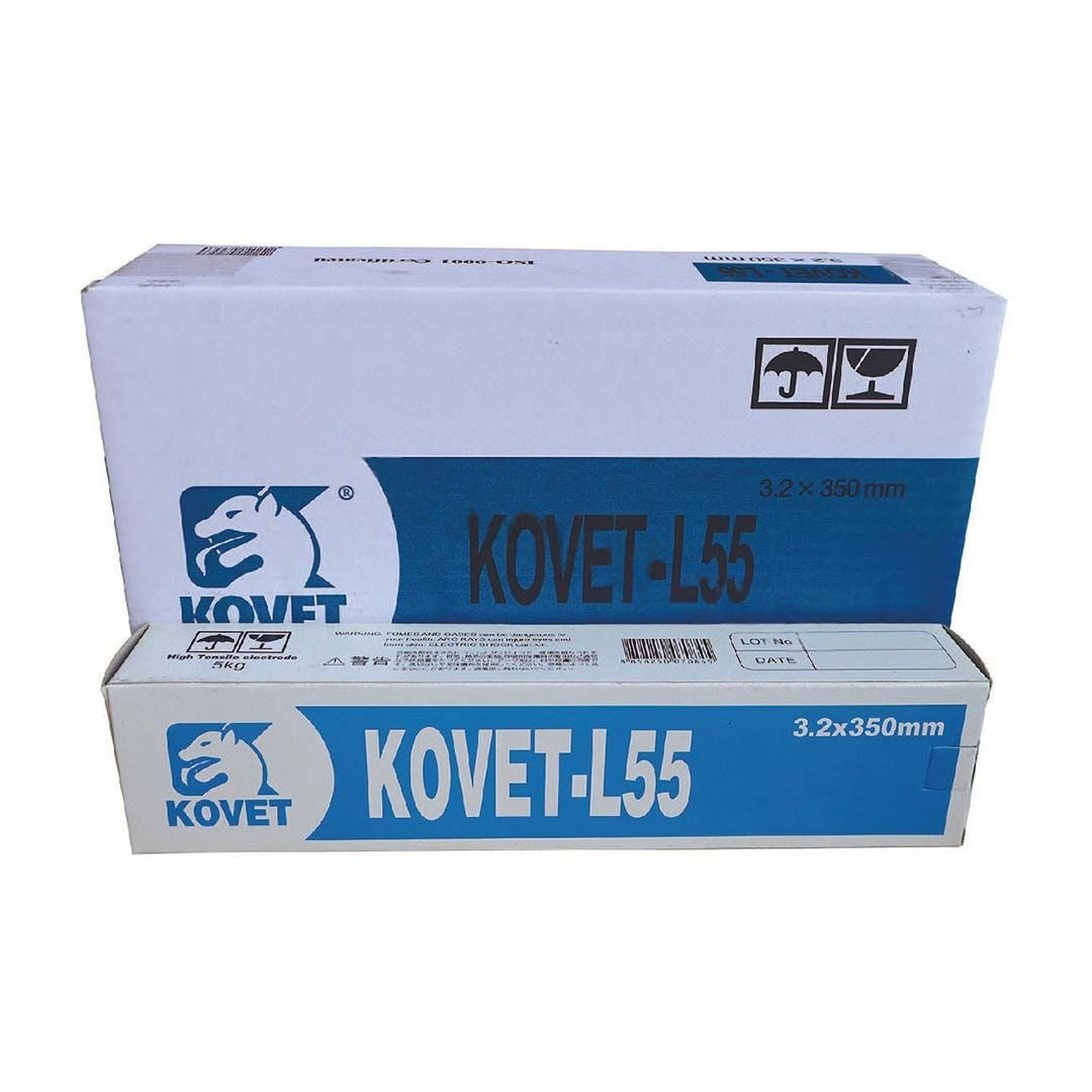 ลวดเชื่อม Welding Wire KOVET ลวดเชื่อมแรงดึงสูง โคเวท-L55 code ELE17