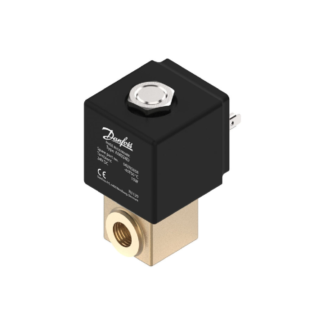 Danfoss Solenoid valve, EV210A, Function: NO, G, 1/8, 0.06 m³/h, FKM 032H8049