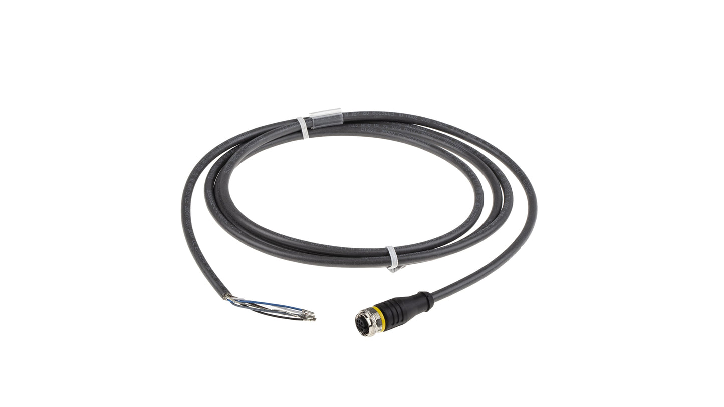 Turck Straight Female 5 way M12 to Unterminated Sensor Actuator Cable รหัส RKS4.5T-2/TXL