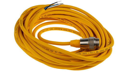 Turck Straight Male 4 way 7/8 in Circular to Unterminated Sensor Actuator Cable รหัส RSM 40 -5M