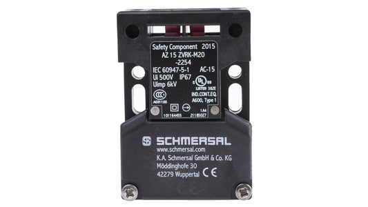 Schmersal AZ15 Safety Interlock Switch รหัส AZ15ZVRK-M20-2254