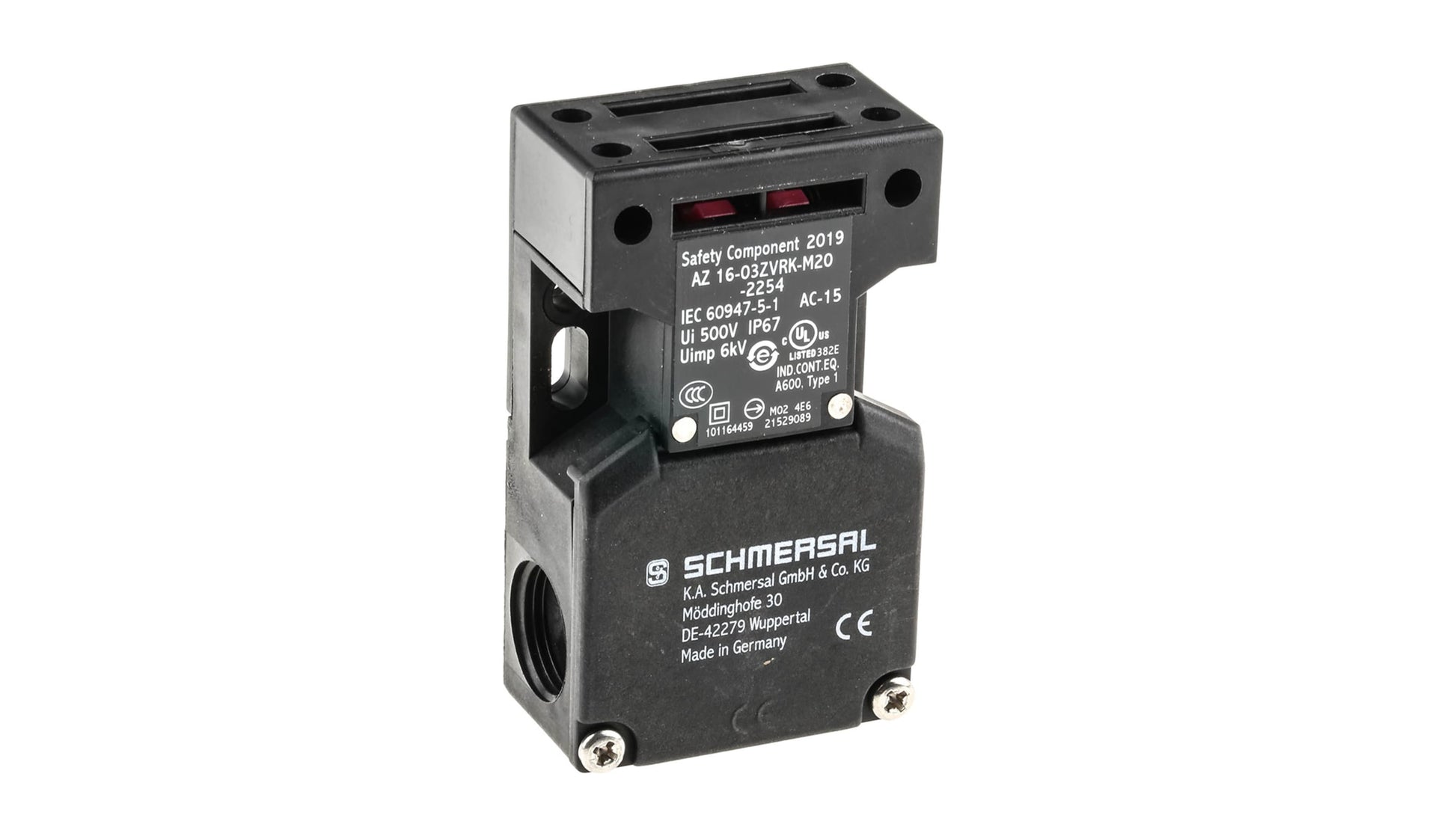 Schmersal AZ16 Safety Interlock Switch รหัส AZ16-03ZVRK-M20-2254