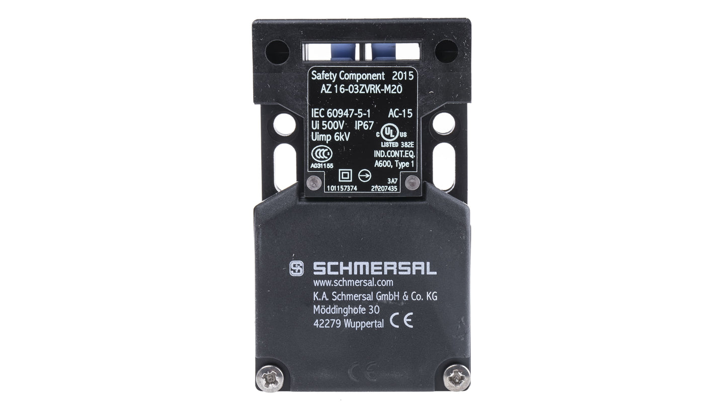 Schmersal AZ16 Safety Interlock Switch รหัส AZ16-03ZVRK-M20