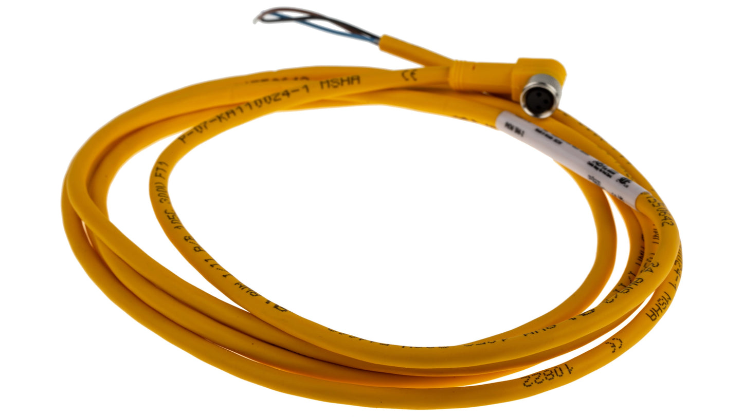 Turck Female 3 way M8 to Unterminated Sensor Actuator Cable รหัส PKW3M-2