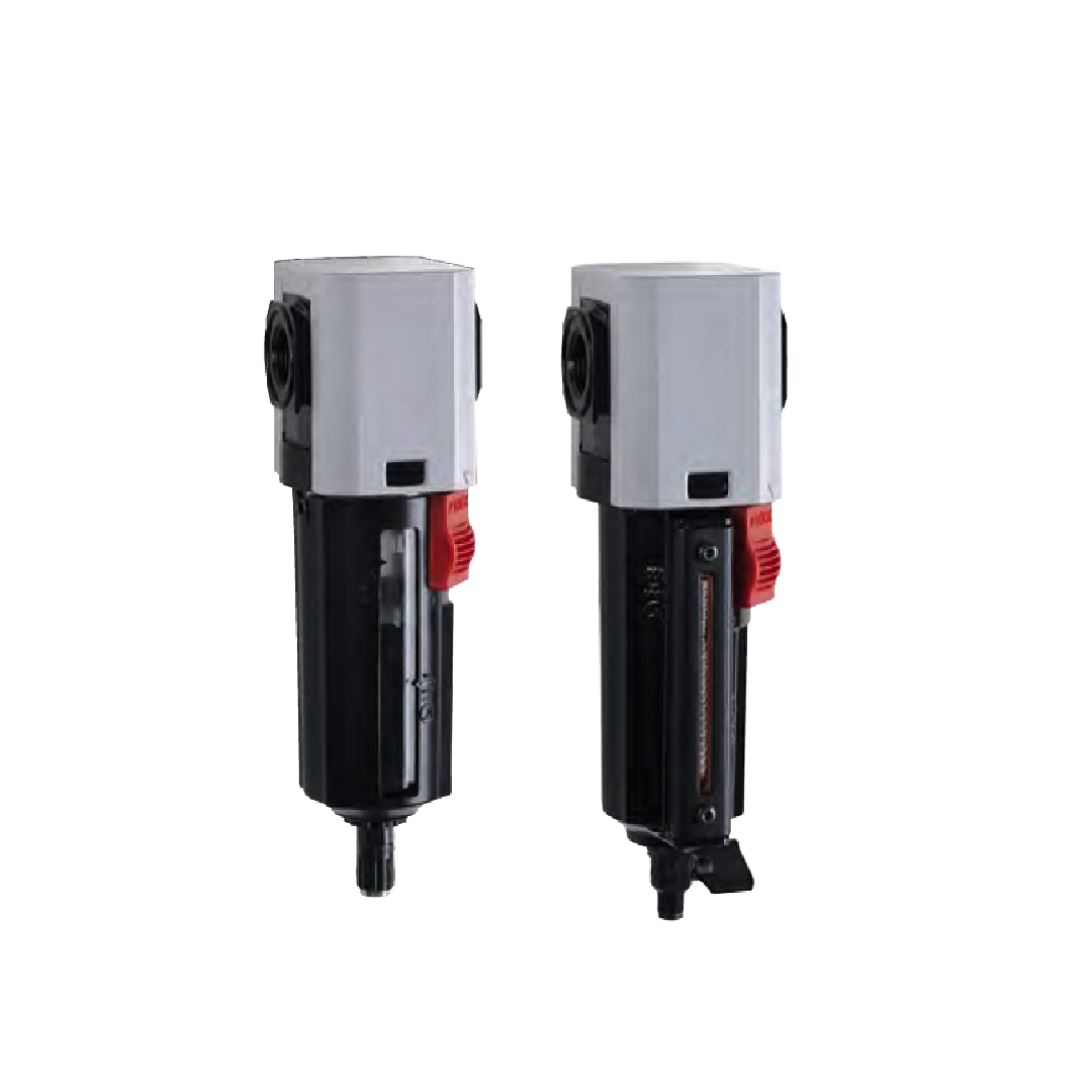 Norgren F84G-4GN-AD1 Excelon Plus general purpose filter, G1/2, 5µm, automatic drain, with liquid level indicator