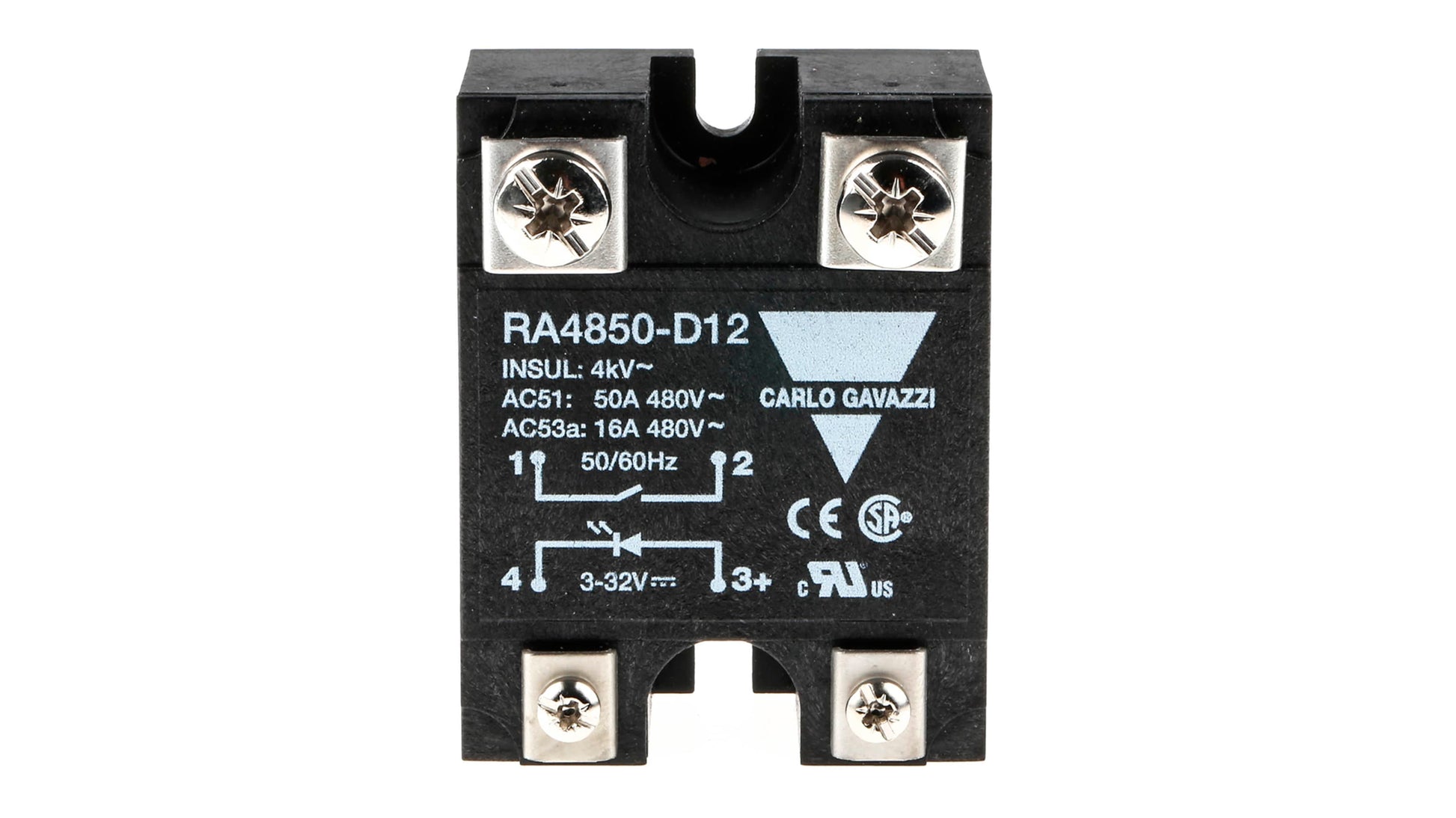 Carlo Gavazzi RA 48 Series Solid State Relay Code RA4850-D12