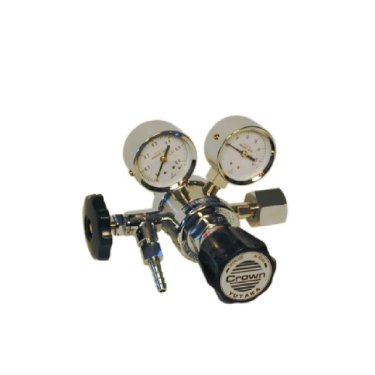 ตัวควบคุมแรงดัน Yutaka Crown FR-ⅡS-OP Series For Cylinder Two-Stage Pressure Regulator FR-IIS-OP 0.6 MPa W22 (R)