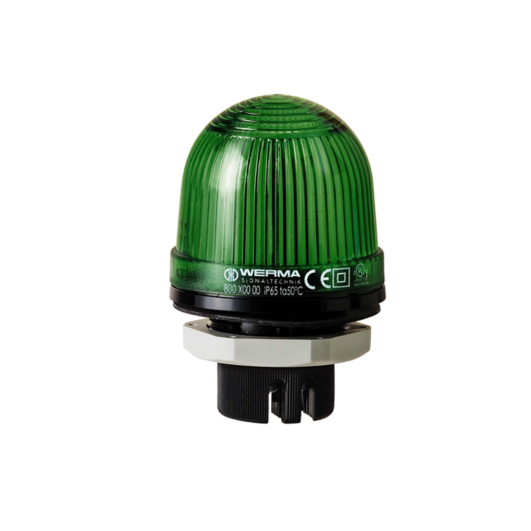Signal and traffic lights WERMA รุ่น EvoSIGNAL Mini-Midi-Maxi Signal Beacons LED Perm. Beacon EM 24VAC/DC GN 816.200.55 ไฟสัญญาณ
