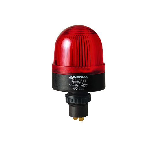 Signal and traffic lights WERMA รุ่น EvoSIGNAL Mini-Midi-Maxi Signal Beacons LED Perm. Beacon EM 115VAC RD 207.100.67 ไฟสัญญาณ