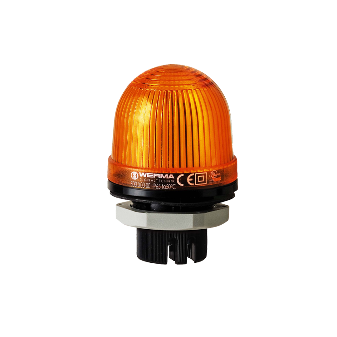 Signal and traffic lights WERMA รุ่น EvoSIGNAL Mini-Midi-Maxi Signal Beacons Flashing Beacon EM 230VAC YE 802.300.68 ไฟสัญญาณ