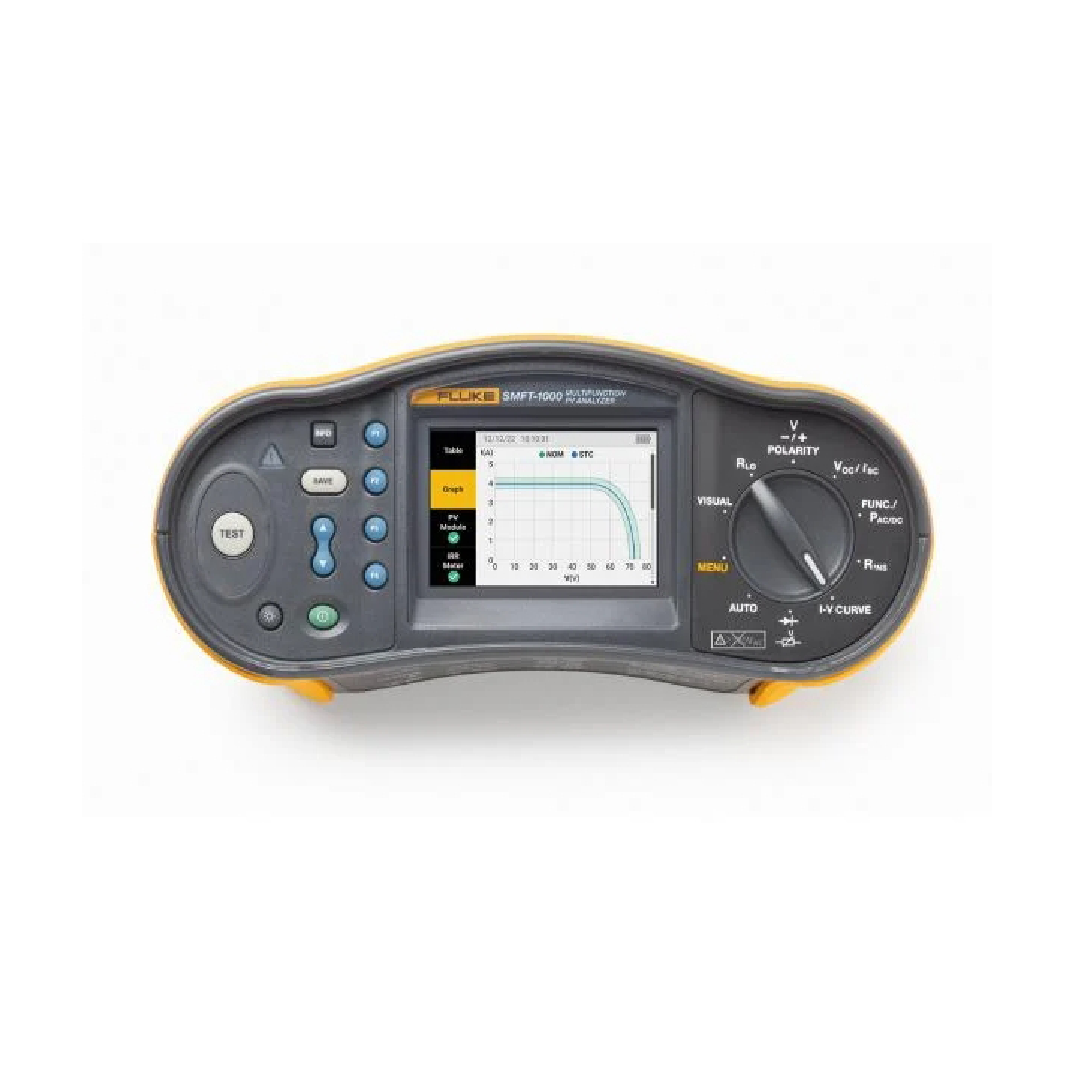 ชุดเครื่องมือพลังงานแสงอาทิตย์ SMFT-1000: เครื่องทดสอบและวัดประสิทธิภาพโซลาร์เซลล์มัลติฟังก์ชัน, เครื่องวัดความสัมพันธ์กระแส-แรงดัน (I-V Curve) Fluke