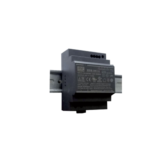 เพาว์เวอร์ซัพพลาย Mean Well  85 100 Ultra Slim Step Shape ~ W DIN Rail HDR-100-24