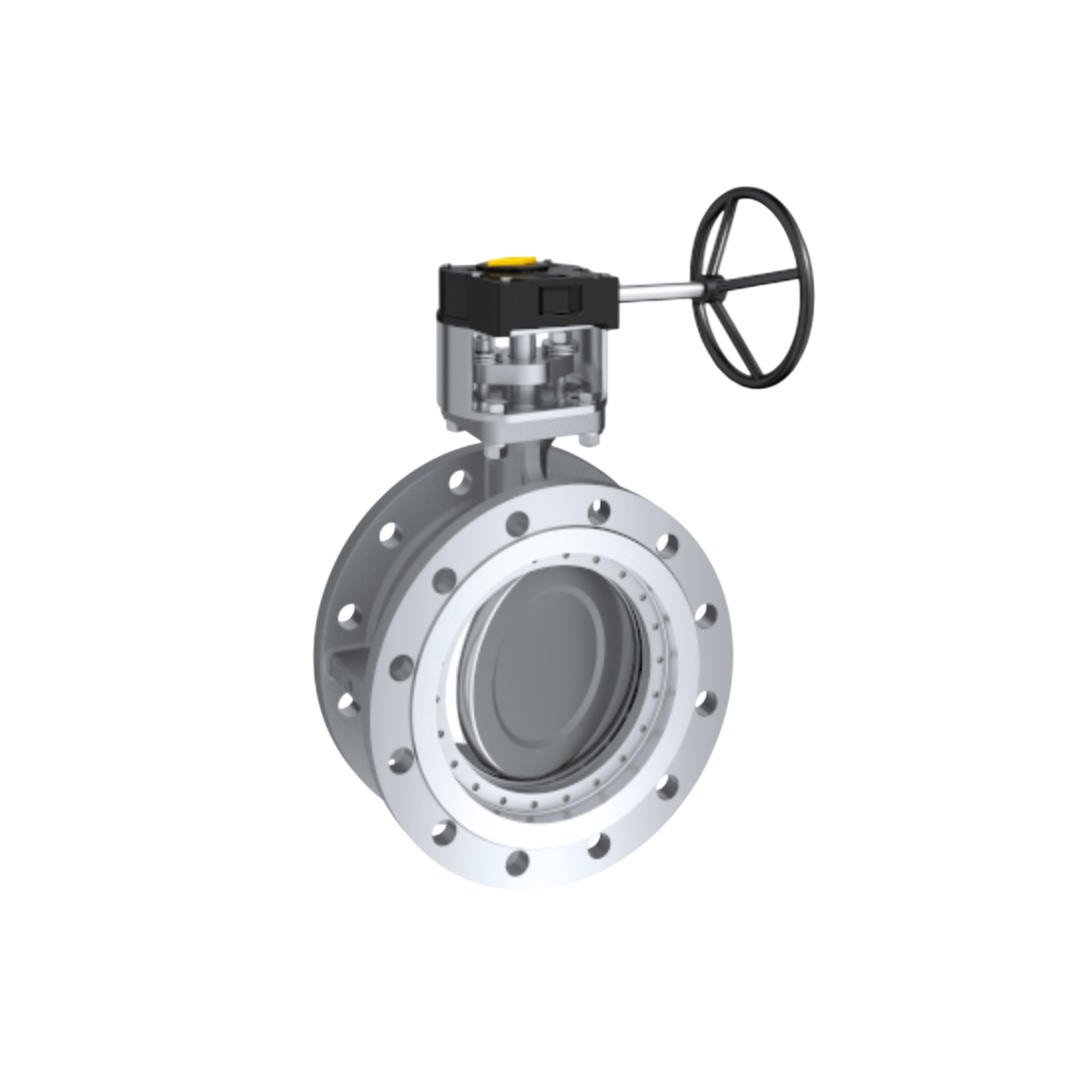 EBRO Butterfly Valve Double-Flanged HP112 GP240GH Carbon Steel 150 DN 6 นิ้ว PN16 บาร์