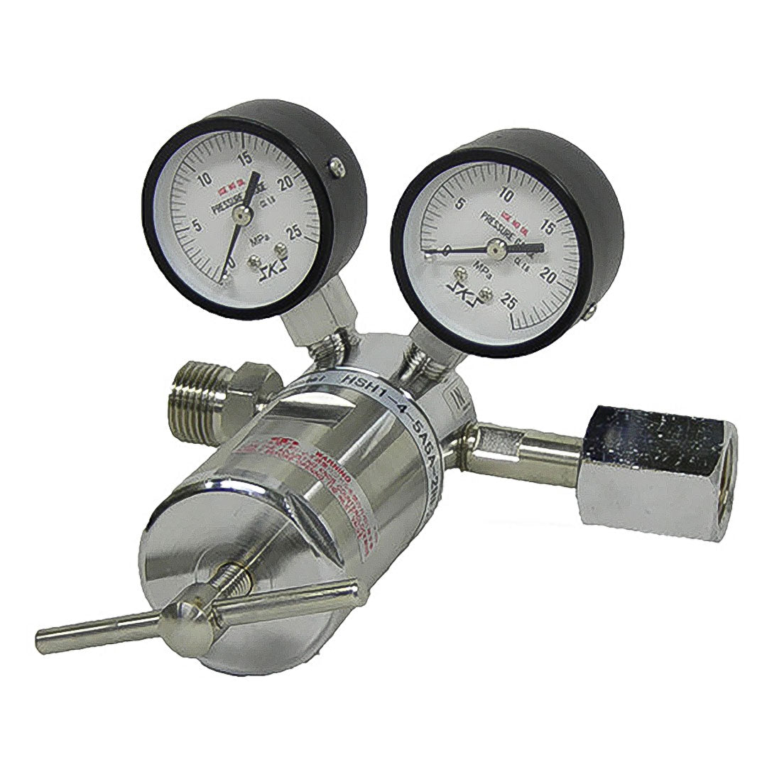 Pressure Regulator  Yutaka Crown  เครื่องปรับแรงดันสูง สเตนเลสสตีล  รหัสสินค้า  HSH1-4-5A5A-2RF4TF-V N2