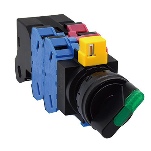สวิตช์แบบหมุน IDEC illd selector switch HW1F-220M2R