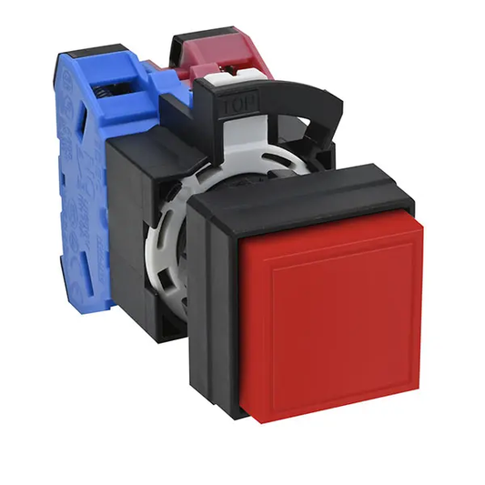 สวิตช์ปุ่มกด IDEC Push Button Switch HW2B-M211R