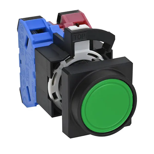 สวิตช์ปุ่มกด IDEC Push Button Switch HW3B-M110G