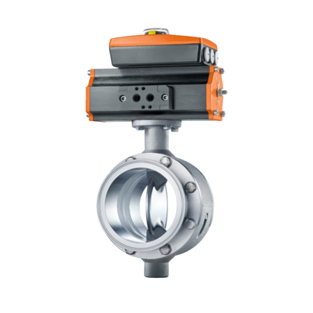 EBRO Butterfly Valve Wafer Type H011 G-X5CrNiMo19-11-2 Stainless Steel 200 DN 8 นิ้ว 10 บาร์