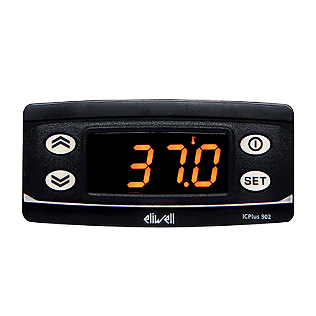 Eliwell ตัวควบคุมอุณหภูมิความชื้นและความดัน icplus 902 eng ntc 230v CodeICP11D0750000