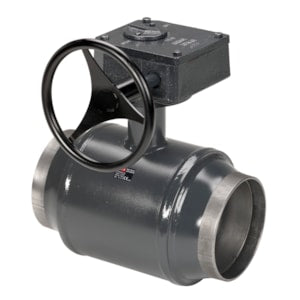 บอลวาล์ว Danfoss 065N0176 Ball valves, JIP-WW, RB, Worm gear, Reduced Bore, PN 25, DN 400, Welded