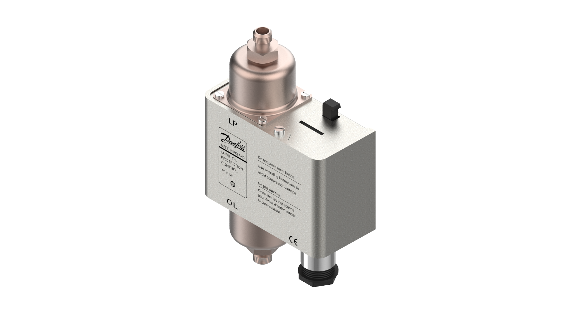 Differential pressure switch, MP55A เพรสเชอร์สวิทซ์ Danfoss 060B018491