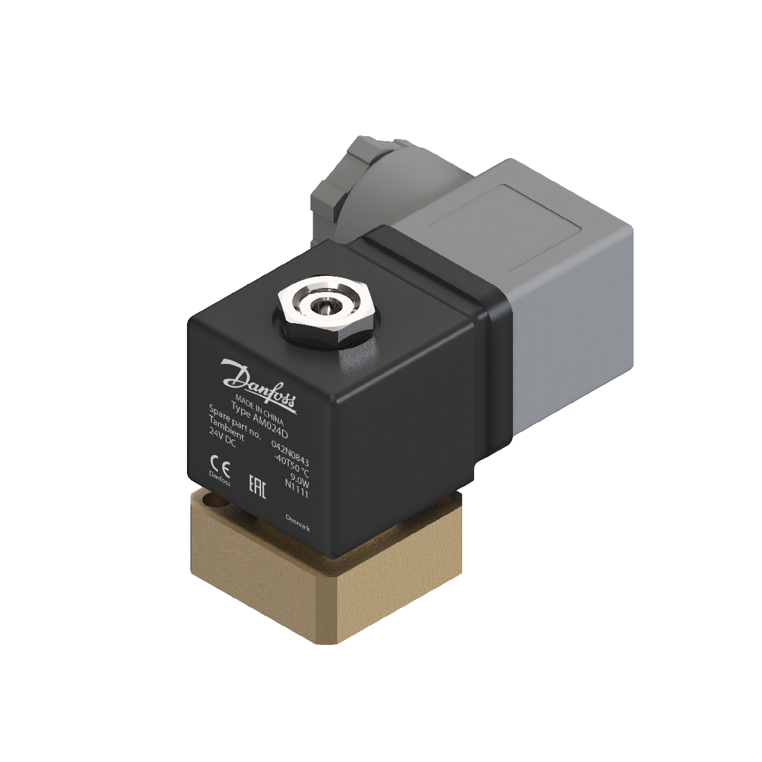 Danfoss Solenoid valve, EV310A, Function: NC, Flange, 0.03 m³/h, FKM 032H878502