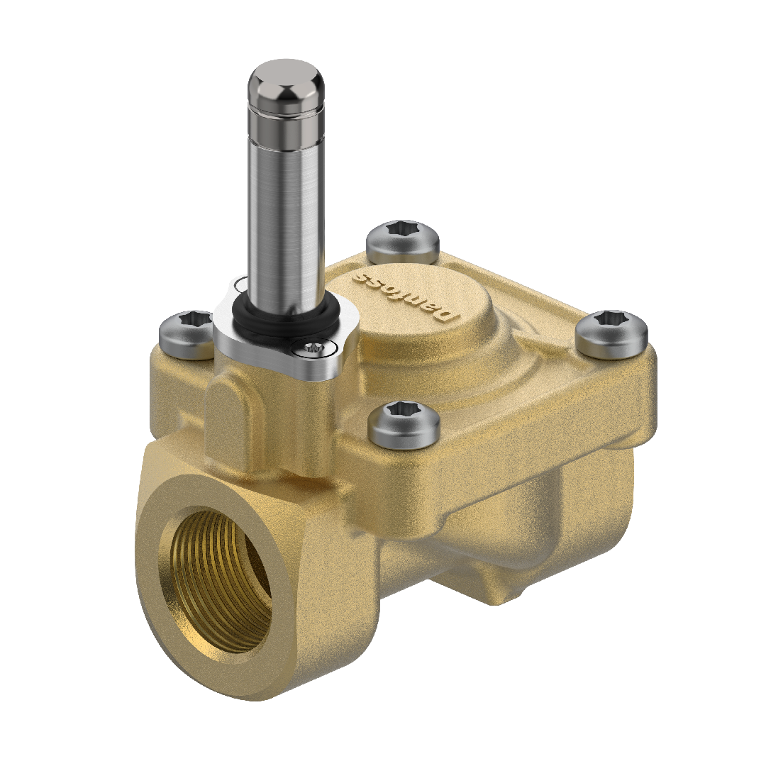 Danfoss Solenoid valve, EV220S, Function: NC, G, 1/2, 4 m³/h, FKM 042U4615