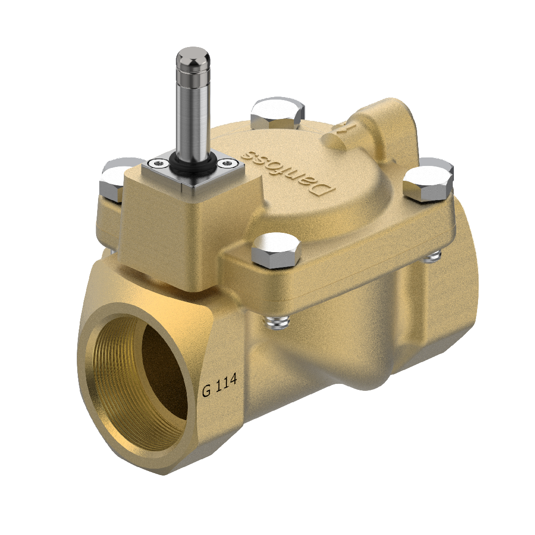 Danfoss Solenoid valve, EV220S, Function: NO, G, 1 1/4, 15 m³/h, EPDM 042U6132