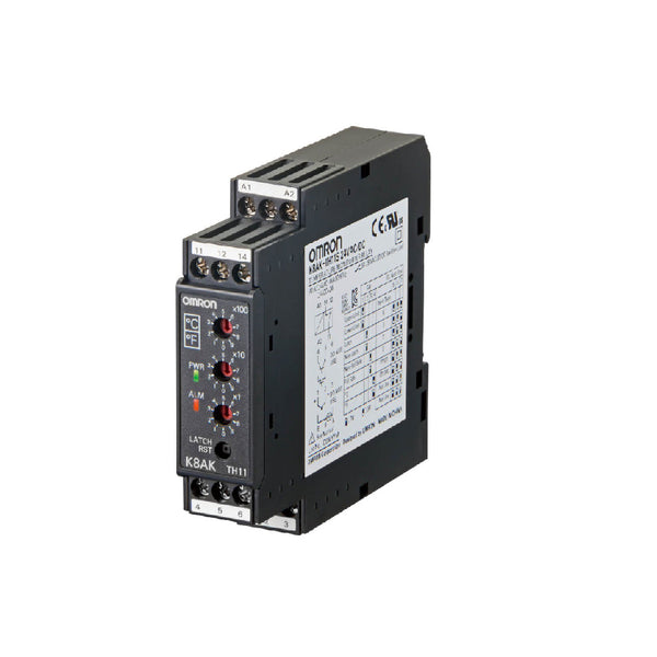 เครื่องควบคุมอุณหภูมิ Temperature Monitoring Relay Omron K8AK-TH11S 100-240VAC