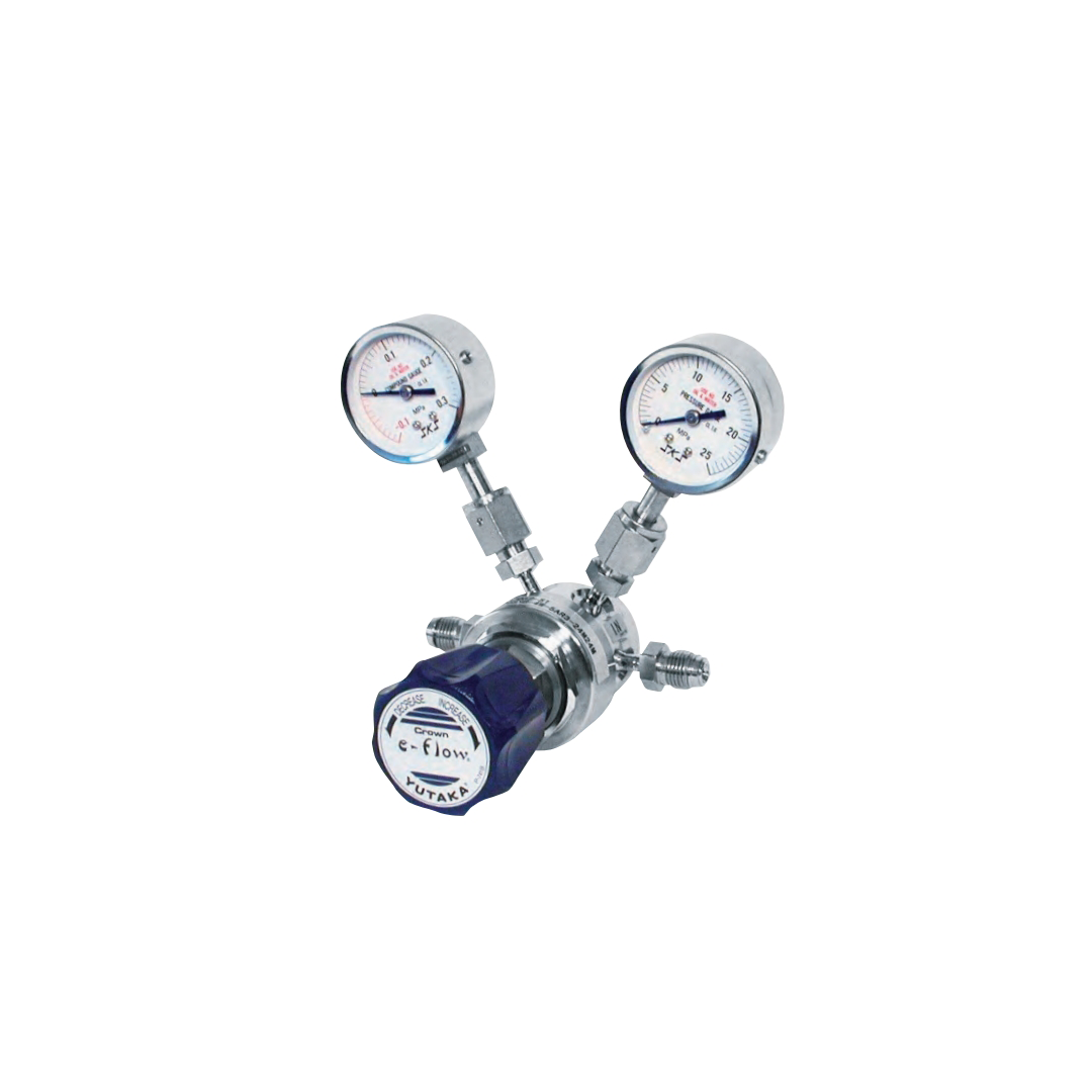 ตัวควบคุมแรงดัน Yutaka Crown L20 Series High Pressure Regulator FR-IP N₂ 0.2 MPa