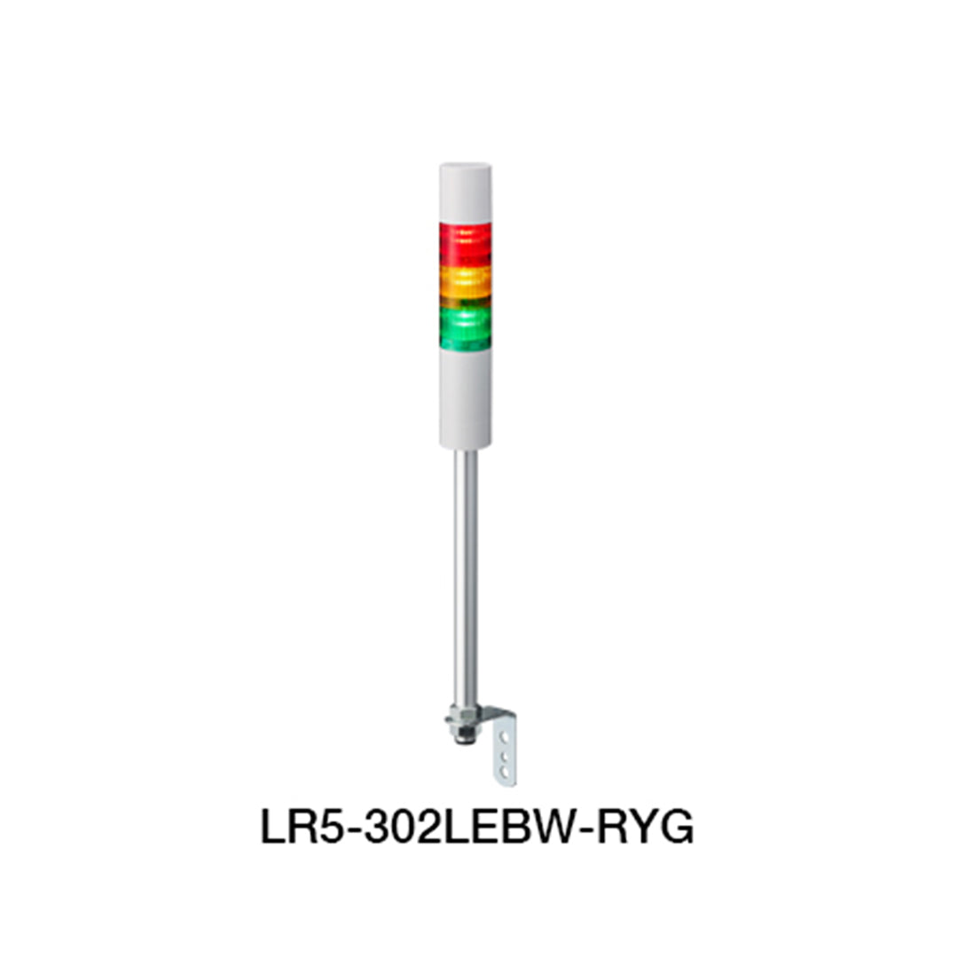 Warning Light ไฟสัญญาณเตือน Patlite LR5-LAN code LR5-302LEBW-RYG