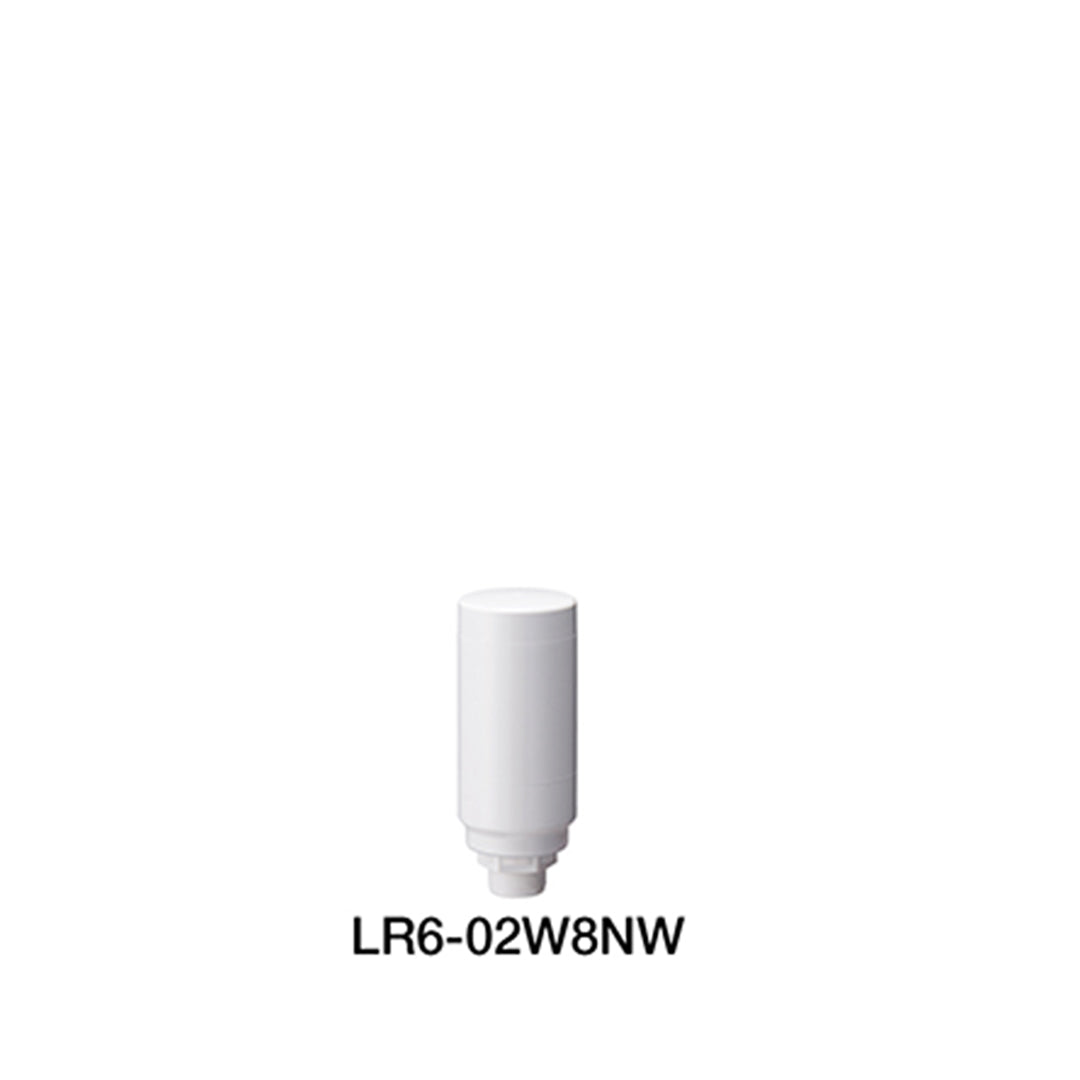 Warning Light ไฟสัญญาณเตือน Patlite LR6 ซีรีส์ (M12 คอนเนคเตอร์) code LR6-02W8NW