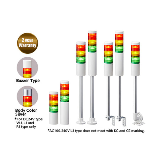 Warning Light ไฟสัญญาณเตือน Patlite LR6 code LR6