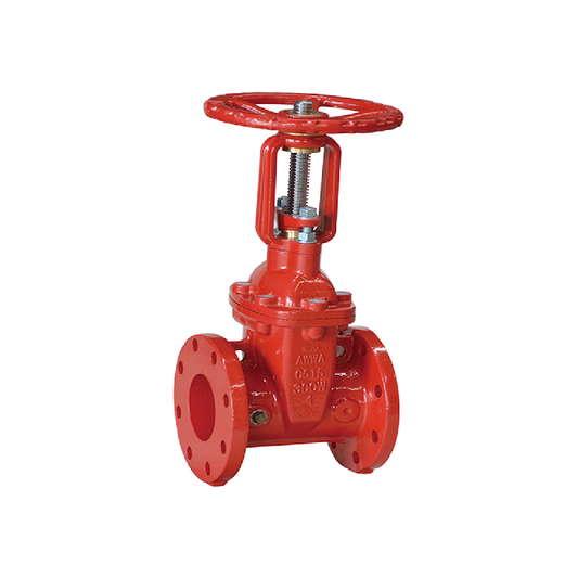 Mech Gate Valve Flanged Resilient OS&Y Model XZ41X 12 นิ้ว