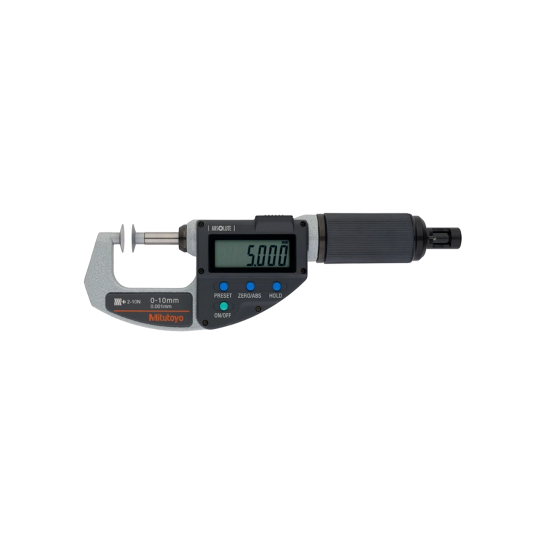 ไมโครมิเตอร์ Mitutoyo Series 227 Disc Micrometer Non-Rotating Spindle - Quickmike-Adjustable Code 227-223-20