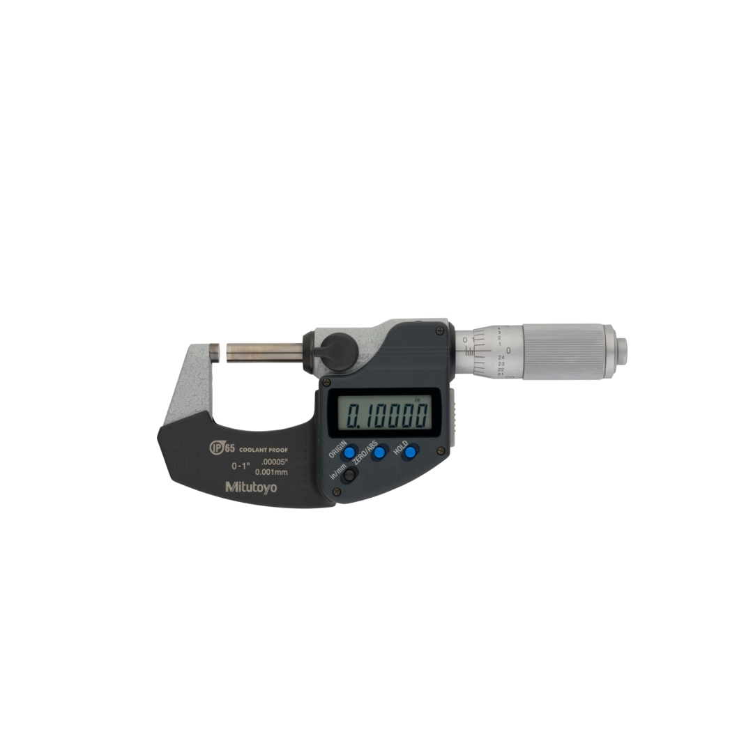 ไมโครมิเตอร์ Mitutoyo Series 293 Coolant Proof IP65 Micrometer, Inch/Metric with Friction ThimbleCode293-335-30