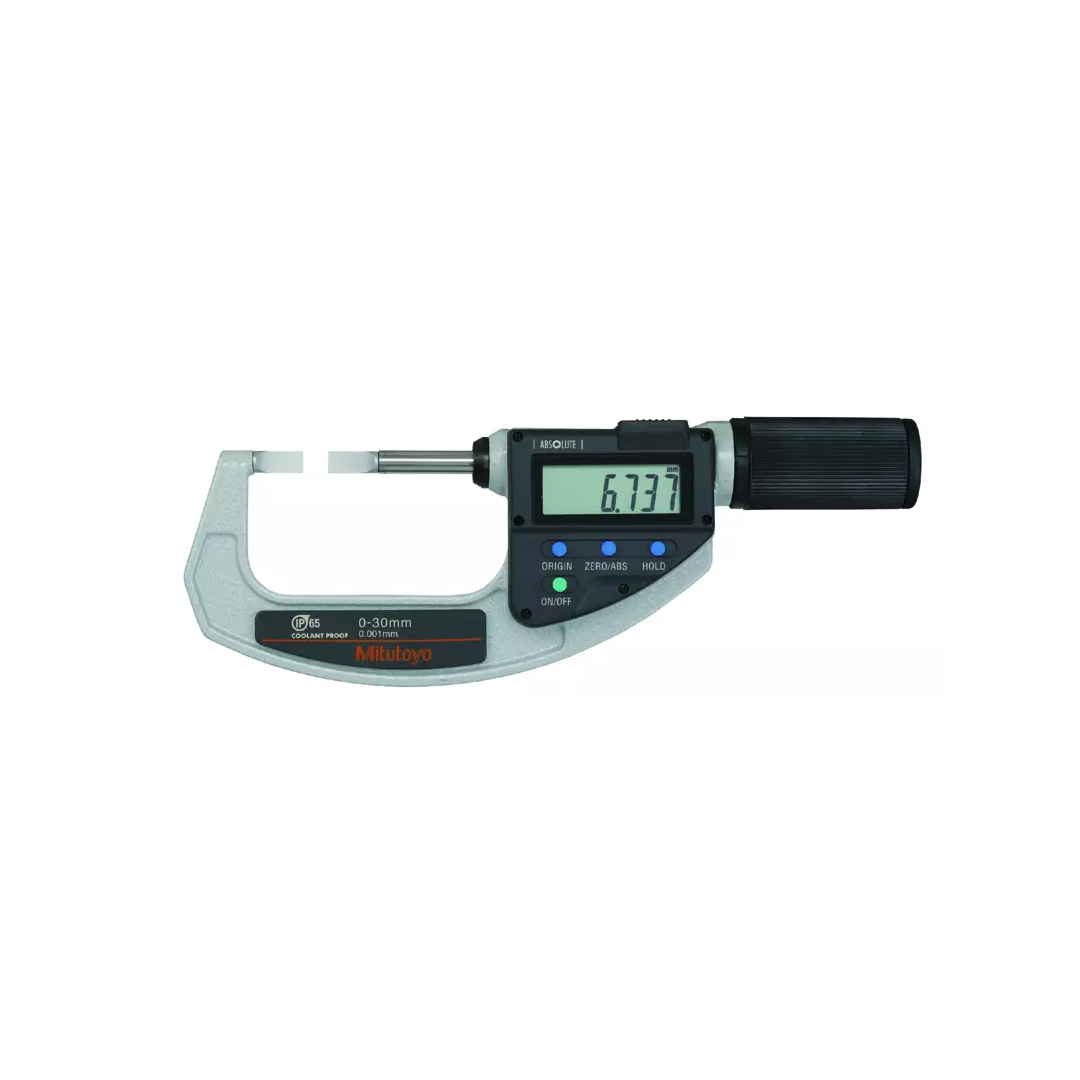 ไมโครมิเตอร์ Mitutoyo Series 422 Blade Micrometer with Quickmike - Non-Rotating Spindle Code 422-411-20