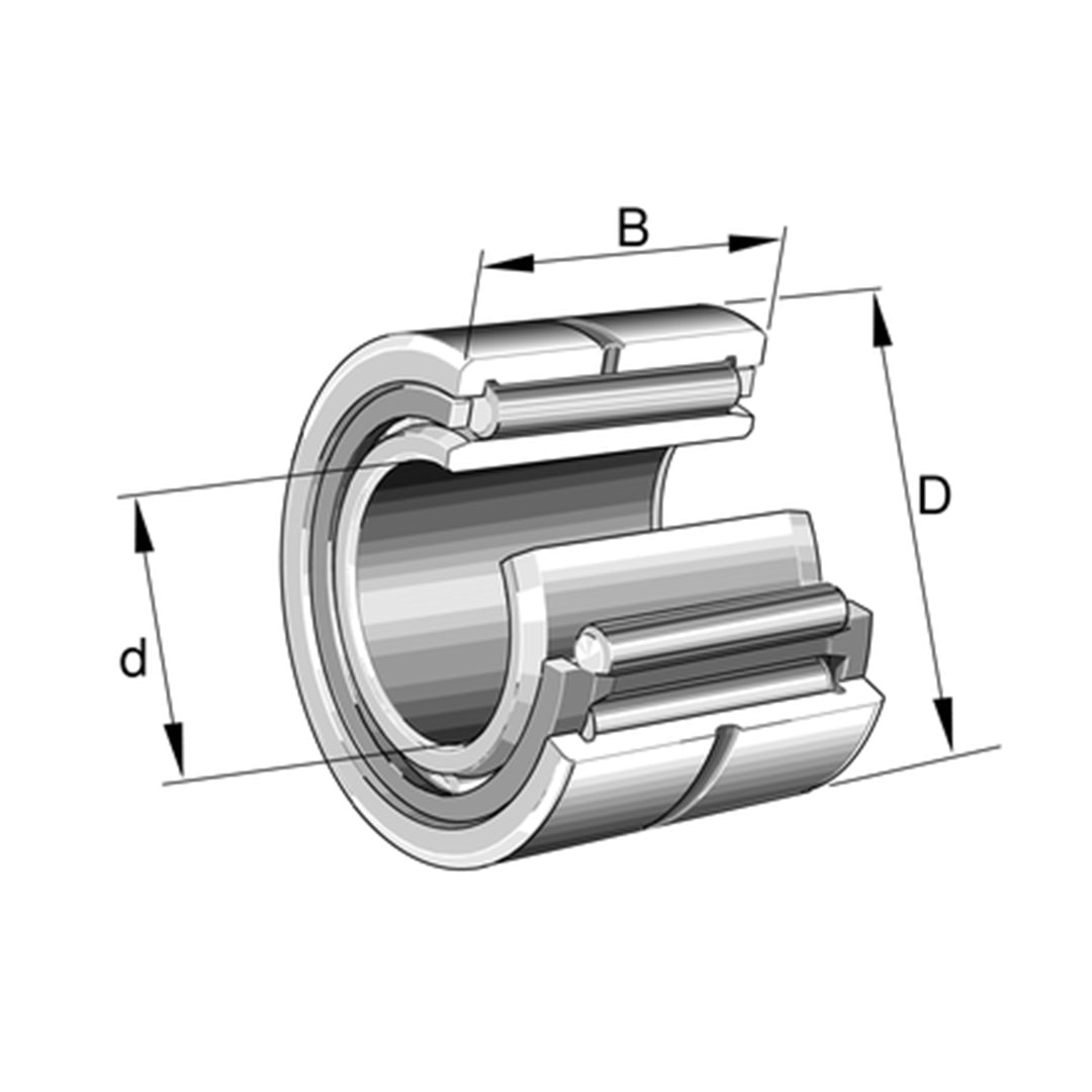 Bearing ตลับลูกปืน INA Needle roller bearing code NA4864-XL