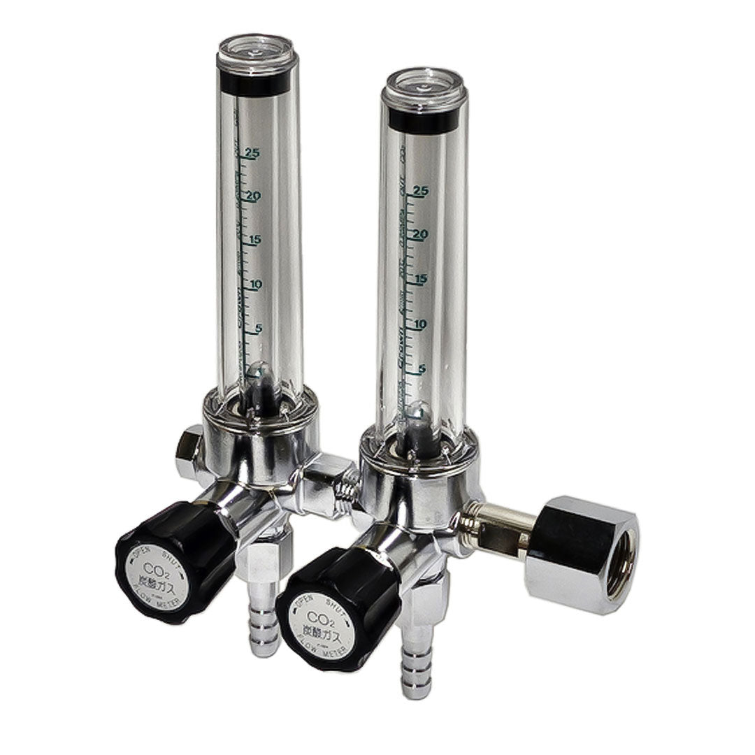 Pressure Regulator  Yutaka Crown  โฟลว์มิเตอร์แบบติดตั้งตัวควบคุมแรงดันการไหลขนาดเล็ก รหัสสินค้า NF-W AR-25L/MIN OUT