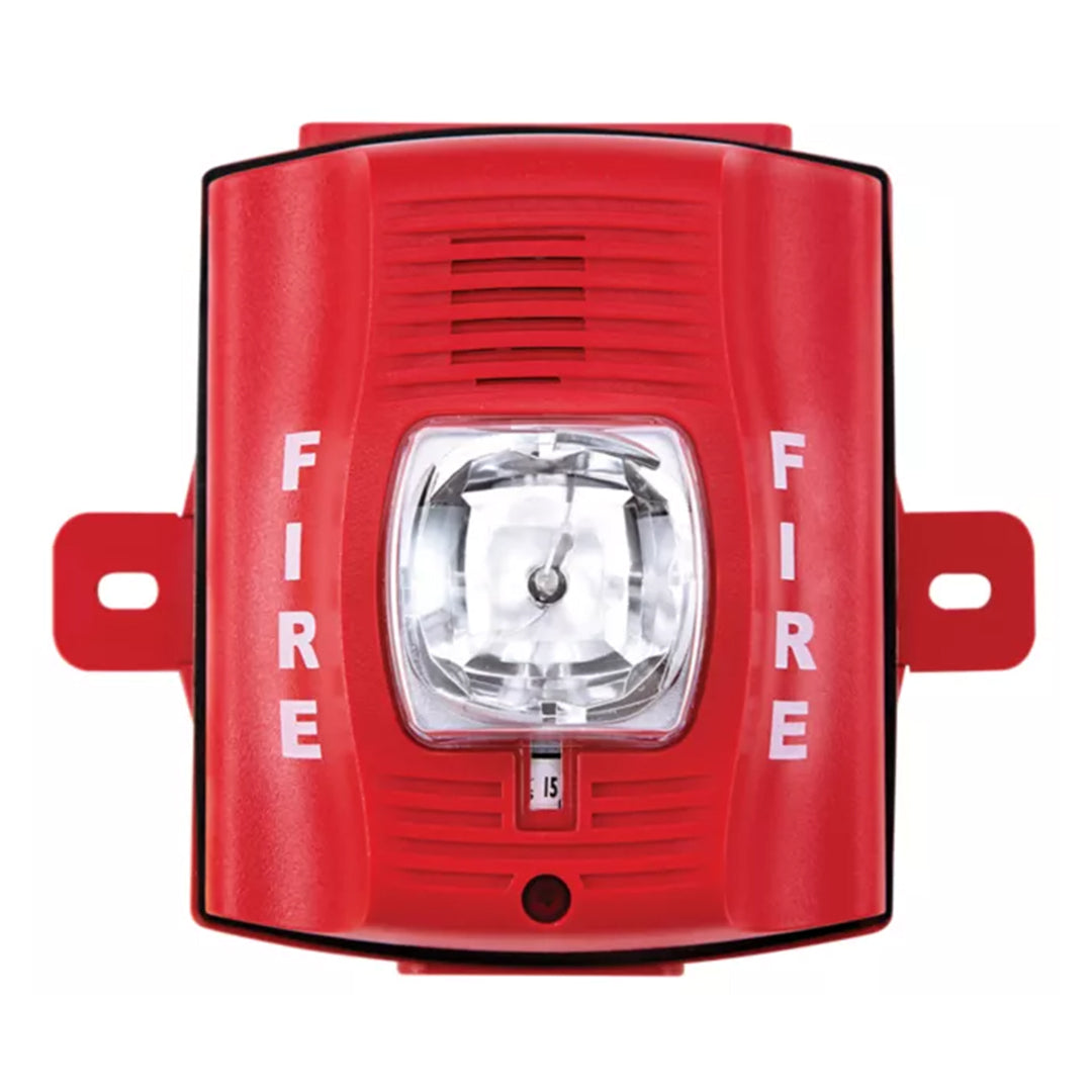 Fire Life Safety อุปกรณ์ป้องกันอัคคีภัยในอาคาร NOTIFIER Advance Weatherproof 2-Wire Wall Horn Strobe code P2RHK