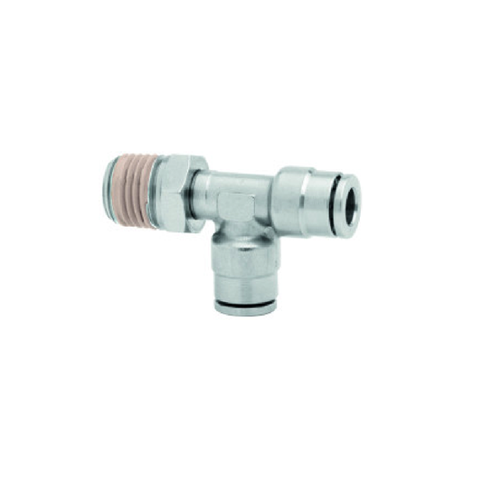 Norgren C0267040 ข้อต่อสวมเร็วแบบ C ข้อต่อสามทางทีหมุน 4 มม.