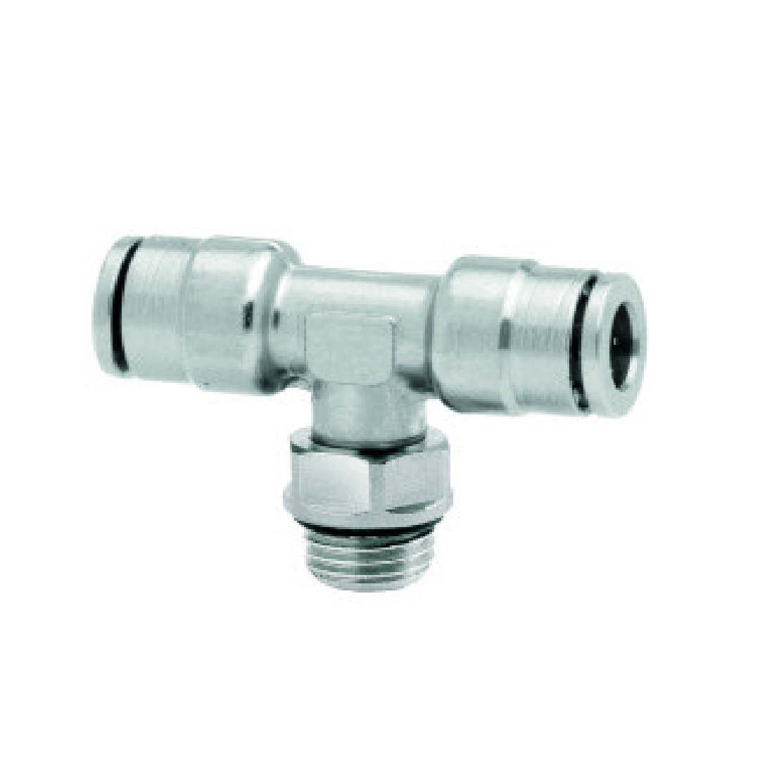 Norgren C0267040 ข้อต่อสวมเร็วแบบ C ข้อต่อสามทางทีหมุน 4 มม.