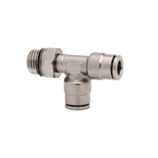 Norgren C0267040 ข้อต่อสวมเร็วแบบ C ข้อต่อสามทางทีหมุน 4 มม.