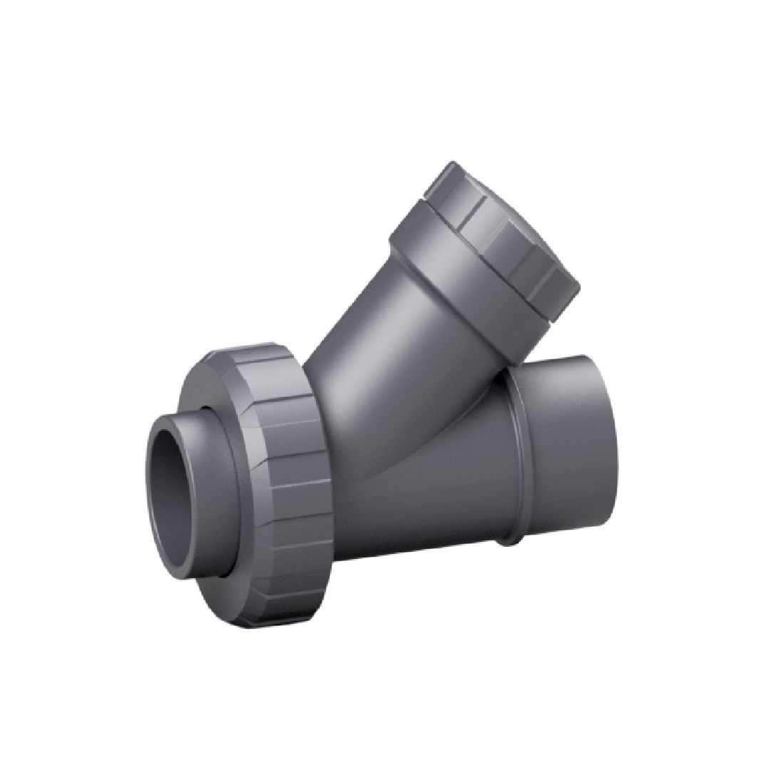 เช็ควาล์ว Effast PVC-U Angle Seat Ball Check Valve, Solvent Welded ...