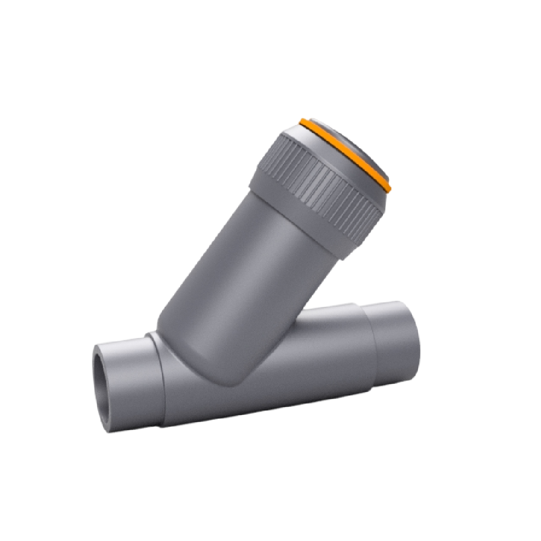 เช็ควาล์ว Effast PVC-U angle seat piston check valve  CDRVIS0320