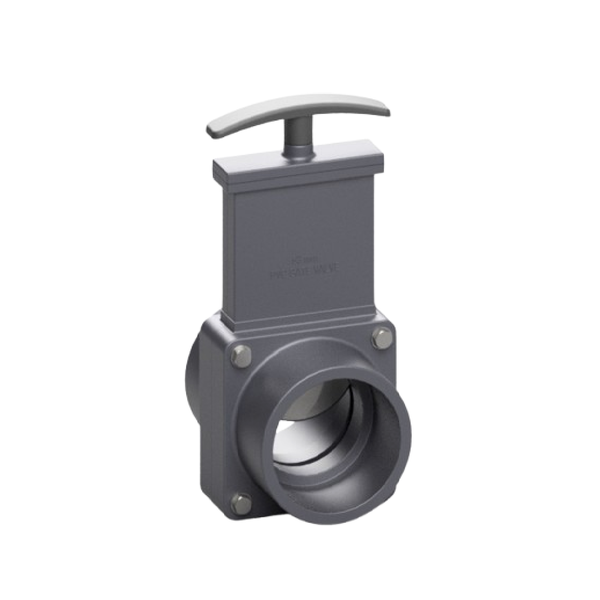 Effast เกทวาล์ว PVC-U Gate Valve, SS Paddle BDRBGD160.SS