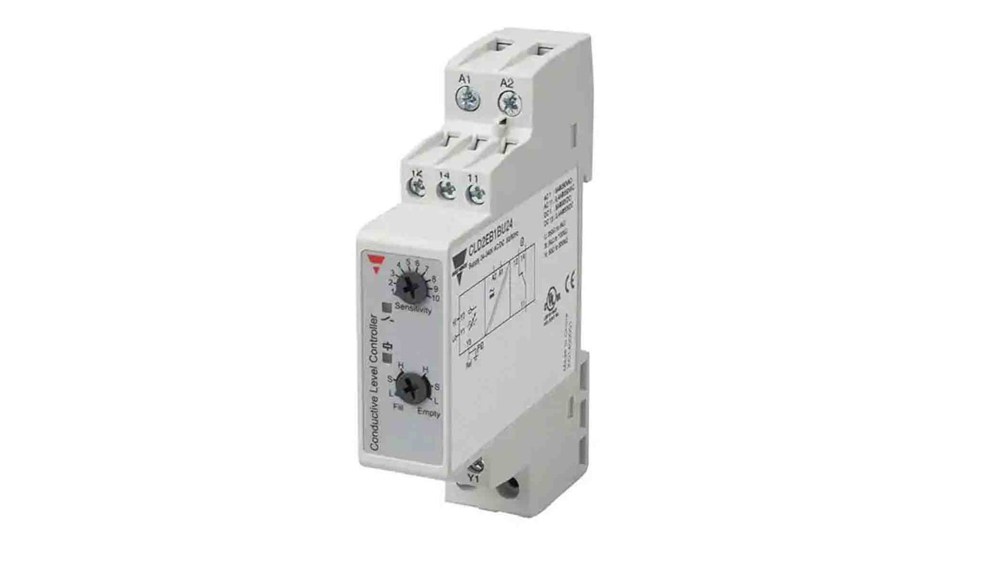 Carlo Gavazzi CLD2EB1BU24 Series Level Controller - DIN Rail Code CLD2EB1BU24