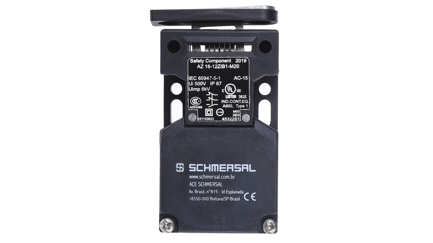 Schmersal AZ16 Safety Interlock Switch รหัส AZ16-12ZI-B1-M20