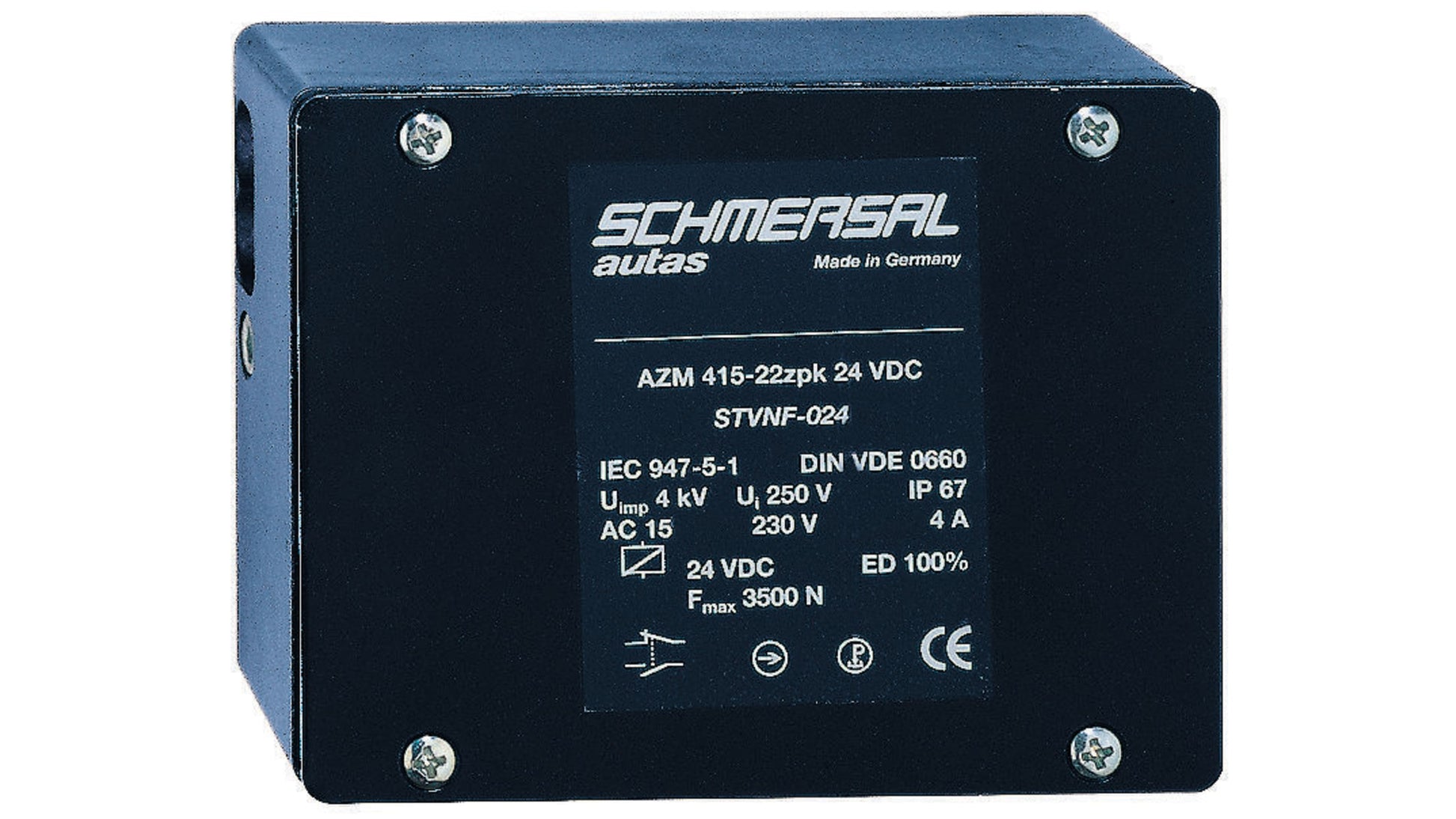 Schmersal AZM 415 Series Solenoid Interlock Switch รหัส AZM415-11/11 ZPKE 110VAC-M20